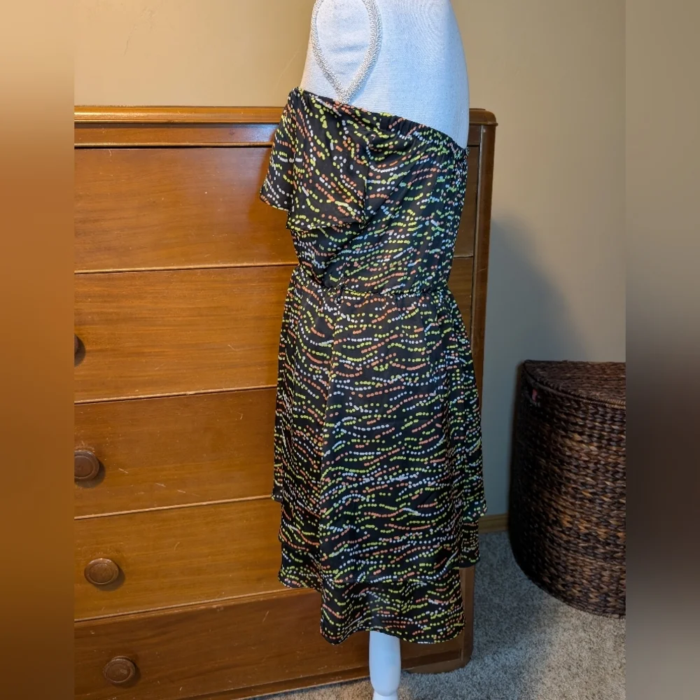 Vanity Strapless Mini Dress SZ M - Picture 7 of 14